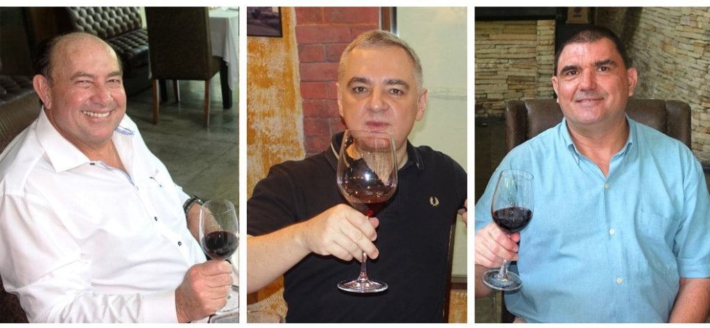 Tom Whitcraft, Winemaster Thomas Boedinger and Foodmaster Thomas Nowak