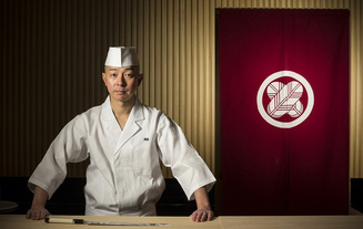 Sushi masters at Yamazato